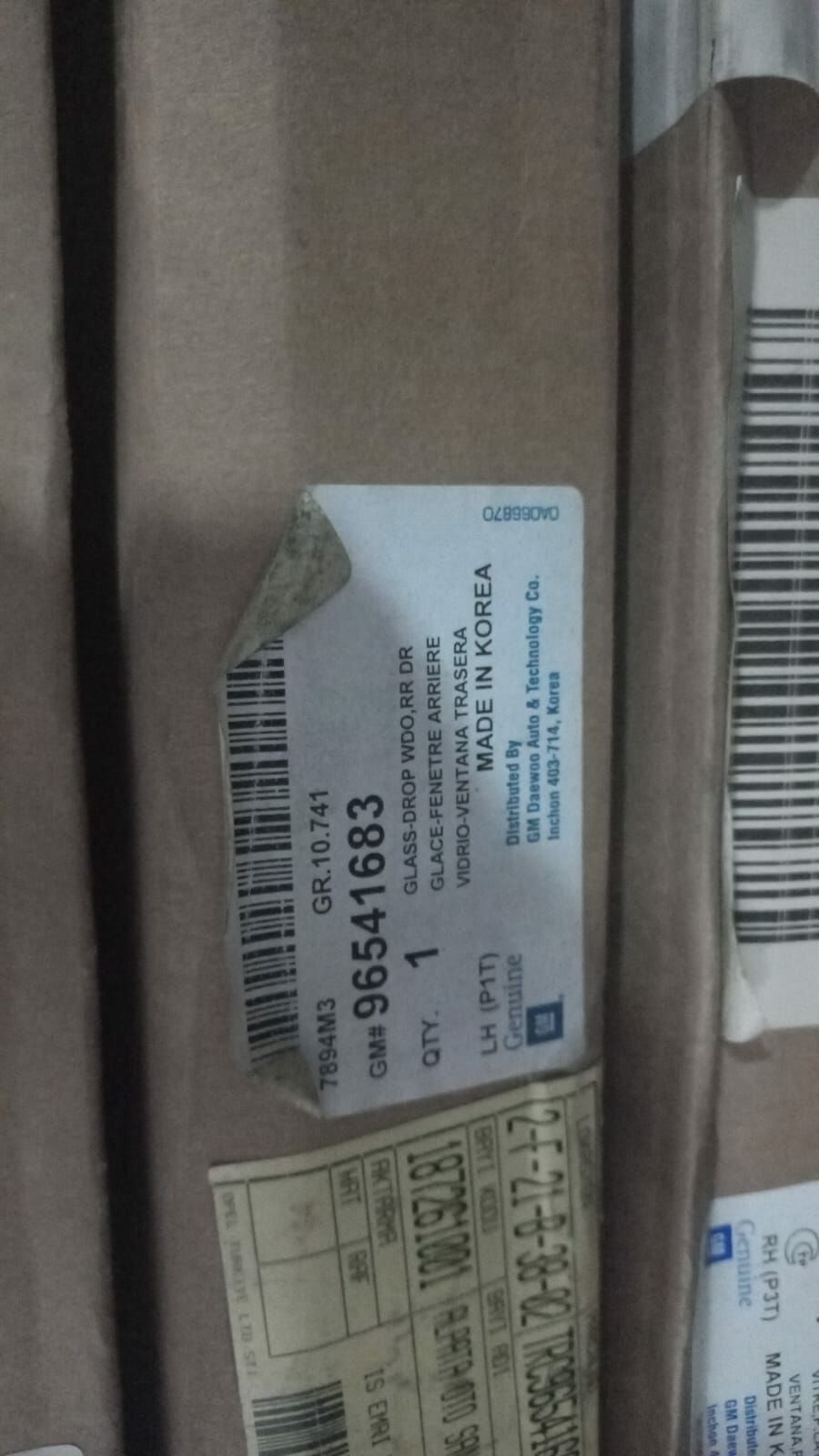 Chevrolet Kalos Hb Arka Kapı Camı Sol Gm Marka