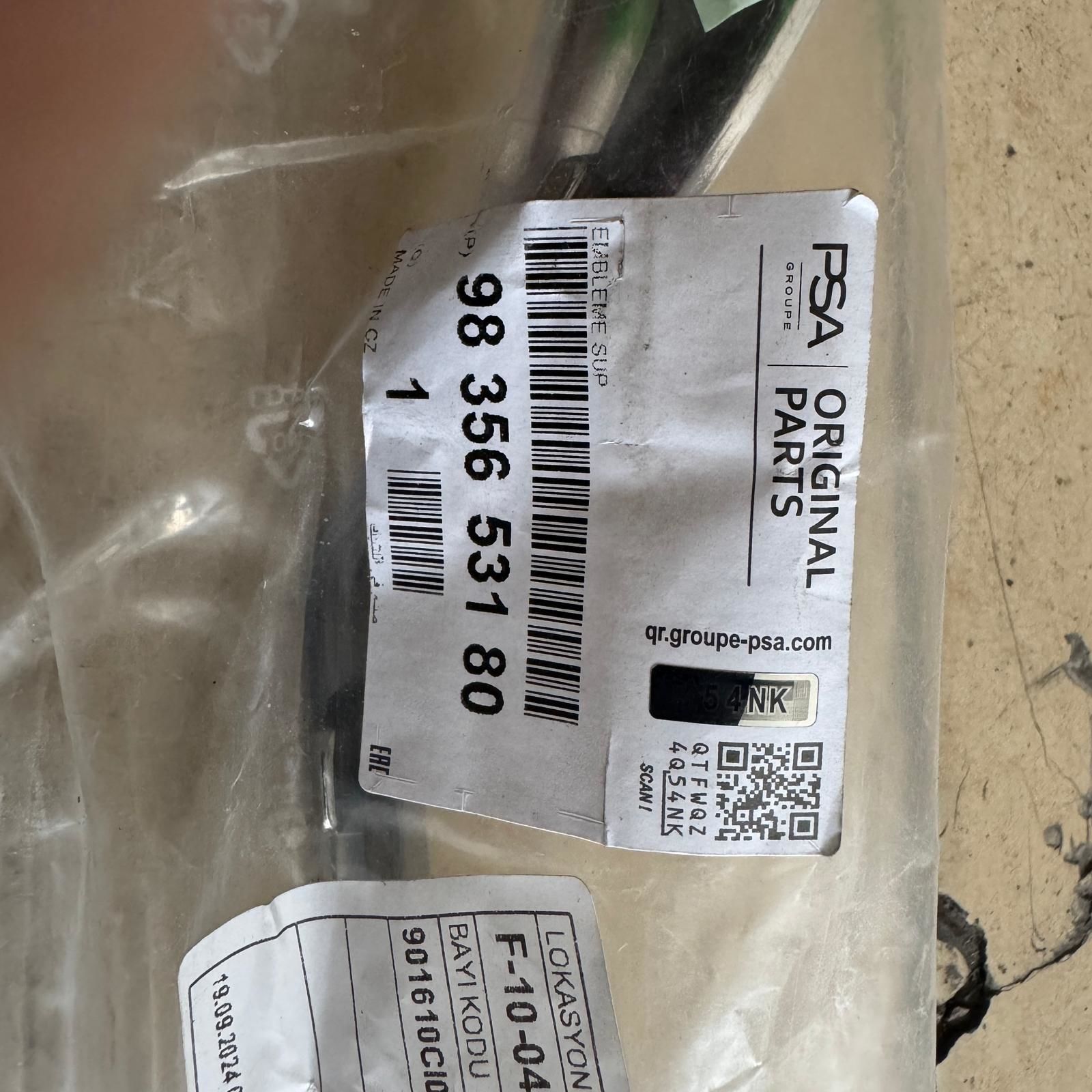 Citroen C3 Ön Tampon Alt Nikelajı Orjnal Gm Marka 9835653180