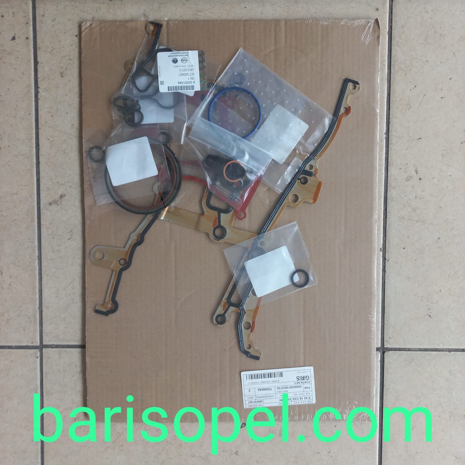 Opel Zafira C 1.4 Motor Alt Takım Conta Gm Marka
