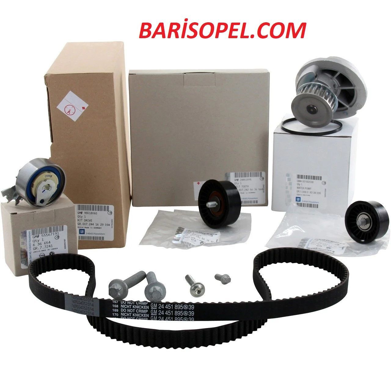Opel Astra G 1.6/ 1.4 Benzinli Triger Seti ve Devirdaim Gm Marka