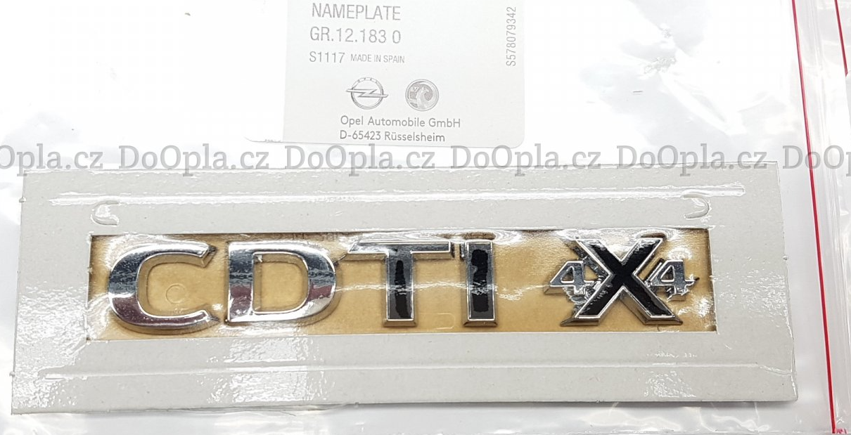 Opel İnsi̇gni̇a Yazi Cdti 4*4 Yazisi Gm Marka