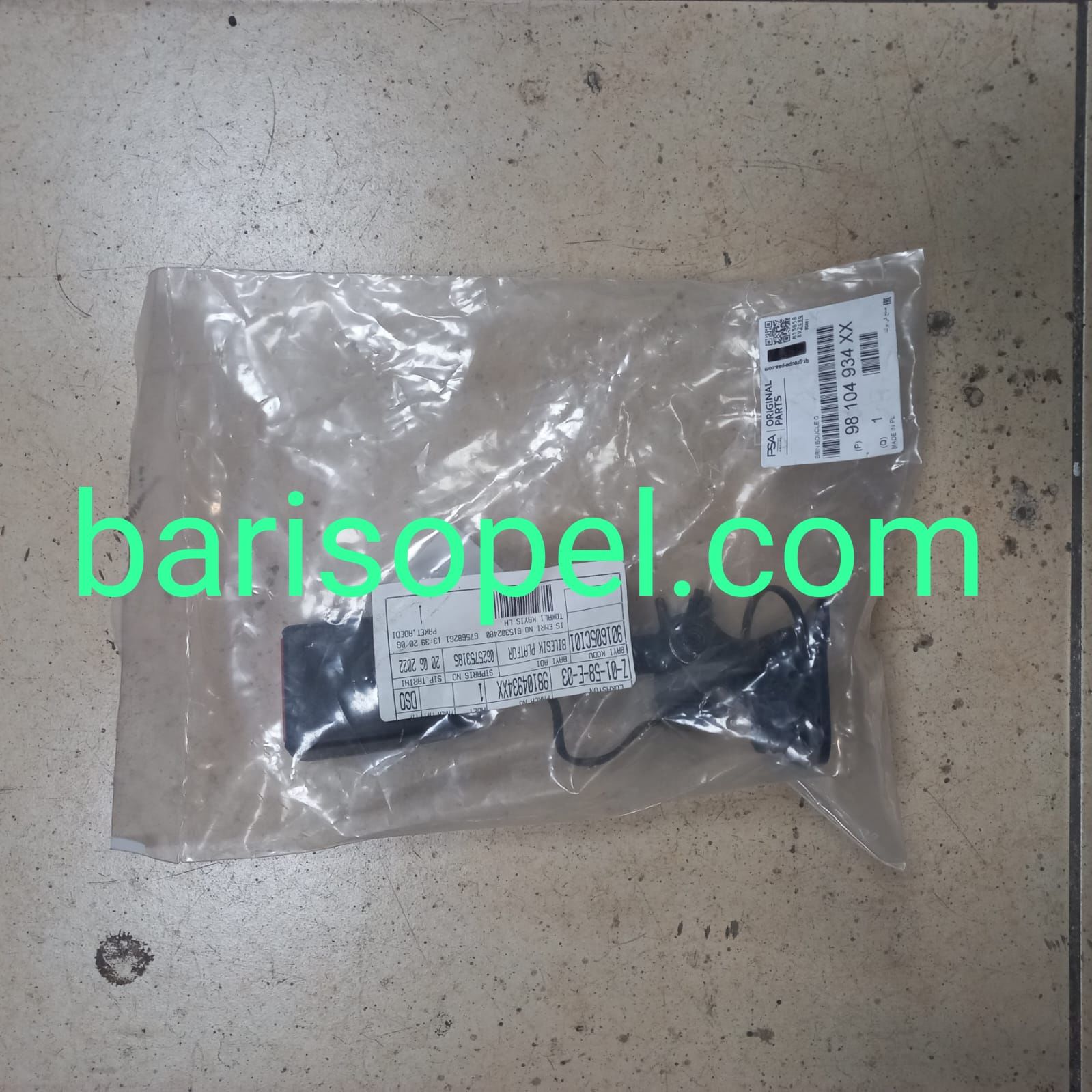 Opel Grandland X Arka Emniyet Kemer Tokası Sol Gm Marka