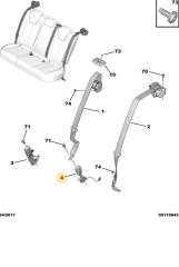 Opel Grandland X Arka Emniyet Kemer Tokası Sol Gm Marka
