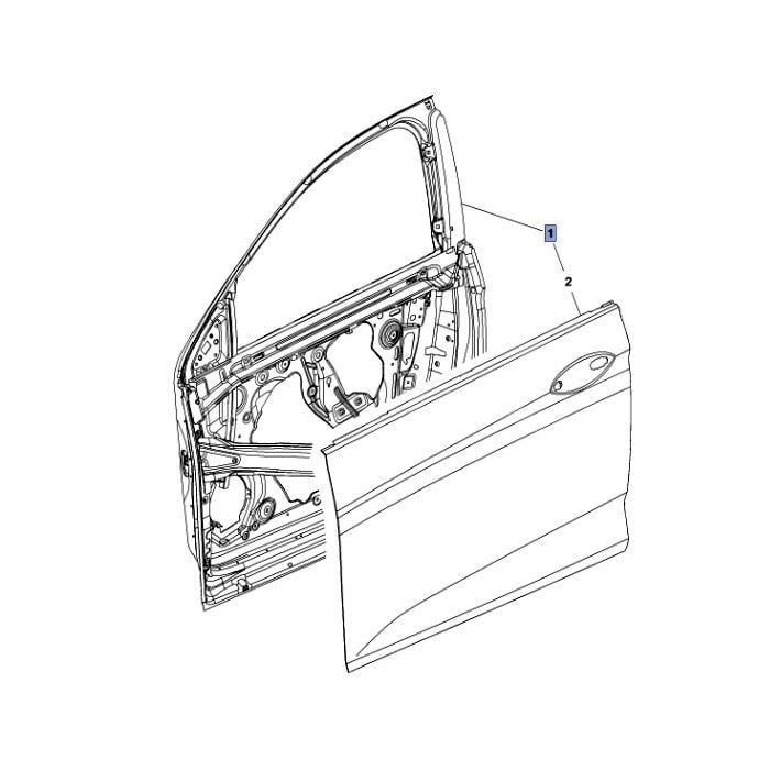 Opel İnsignia B Ön Kapı Sağ Gm Marka