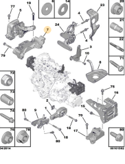Peugeot 3008 Sağ Motor Takoz Braketi Gm Marka