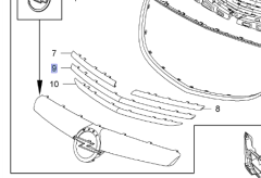 Opel Insignia A Ön Panjur Ni̇kalajı Gm Marka