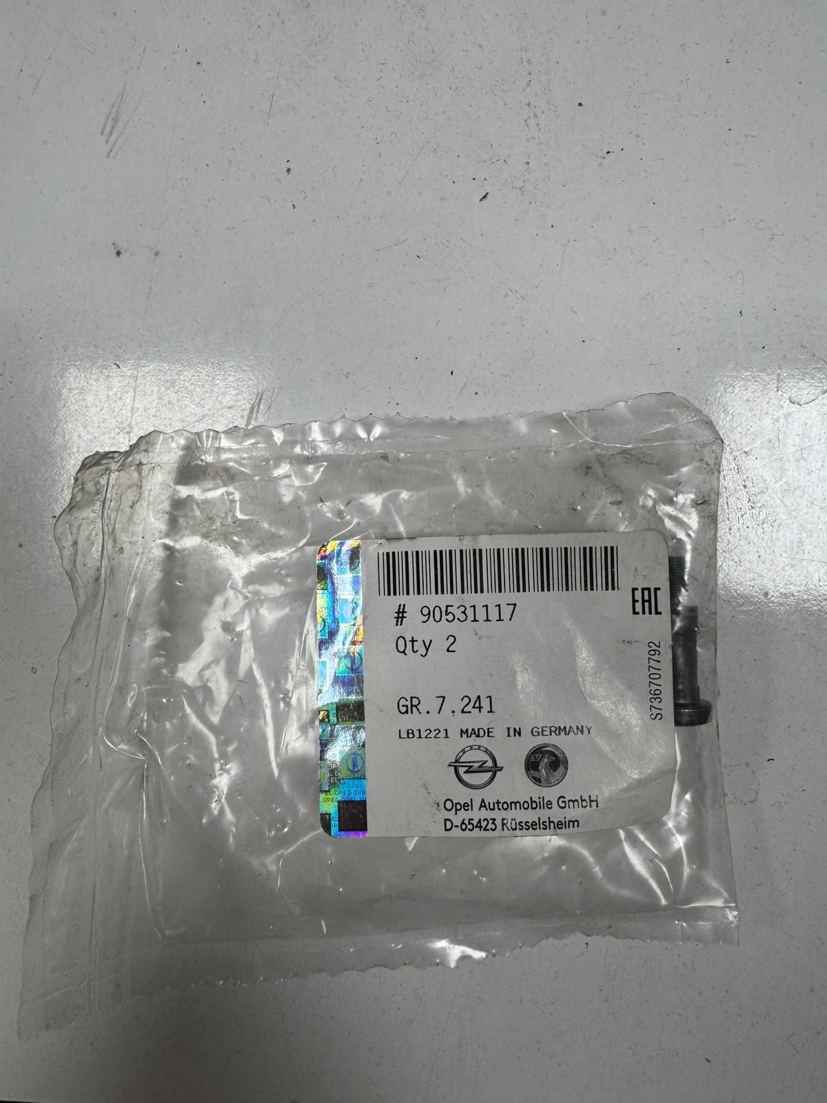 Opel Insıgnıa A Triger Zincir Vidası Orjinal Gm Marka 90531117