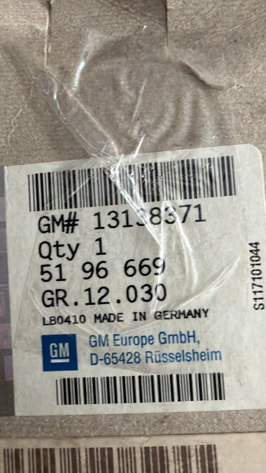 Opel Vectra C Ön Küllük GM Marka 13138371