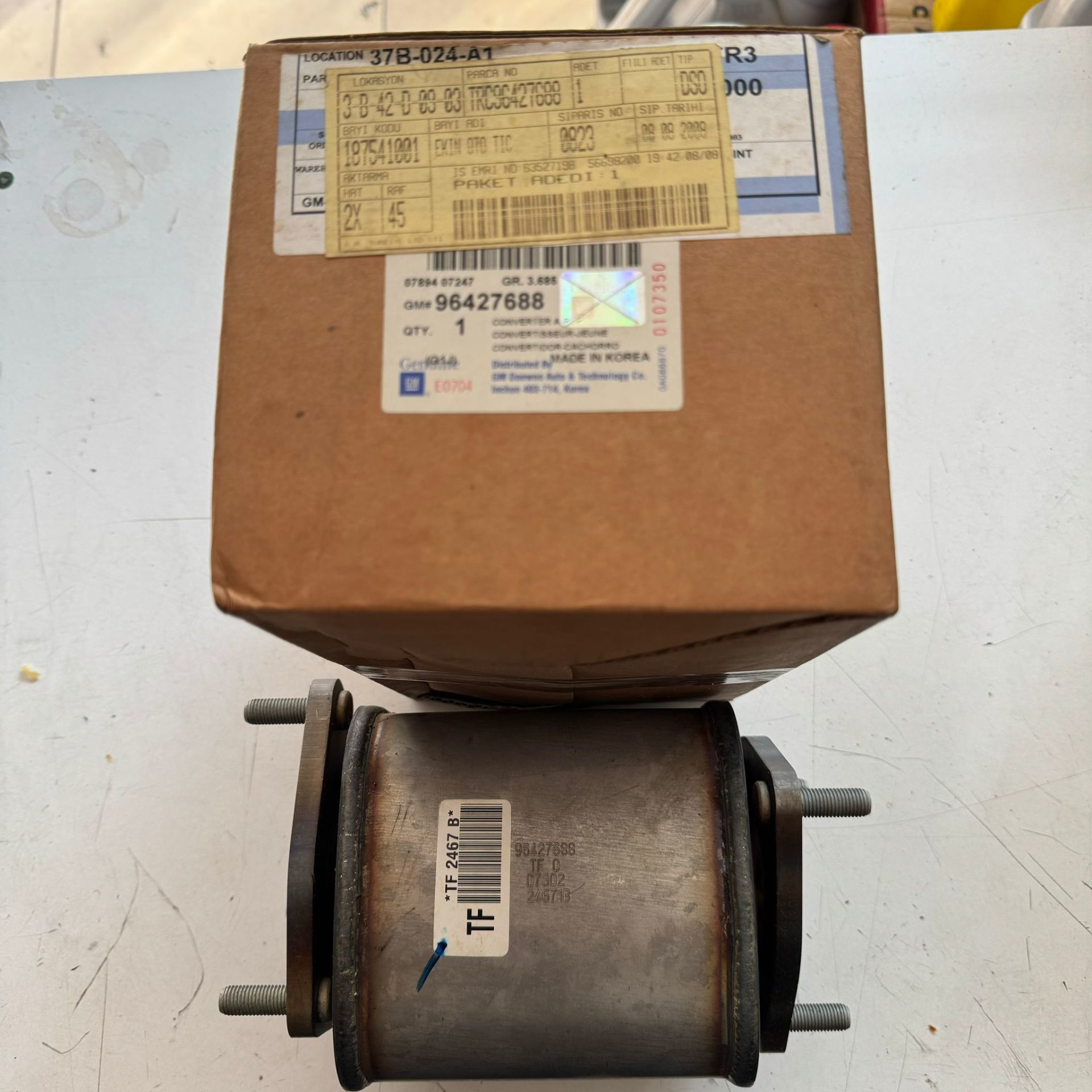 Chevrolet Aveo Katalizatör Gm Marka 96427688